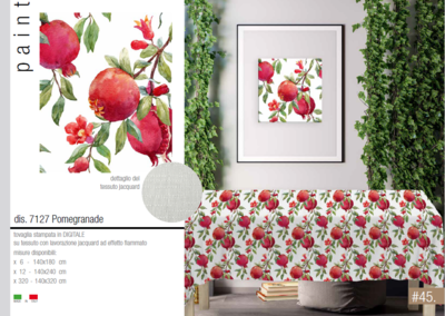 TABLECLOTH 12P PAINT DIGITAL Tellini S.r.l. Wholesale Clothing